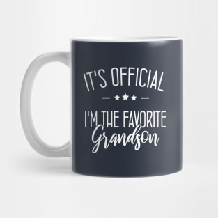 Grandma's Favorite, Granddaughter funny Grandson Mug